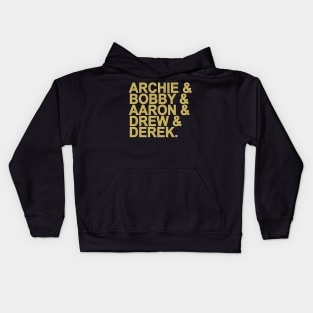 Saints Quarterbacks History Kids Hoodie